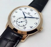 Girard Perregaux 芝柏1966系列  18K玫瑰金 低温大明火珐琅表盘 自产自动机械机芯 未使用全套附件齐全