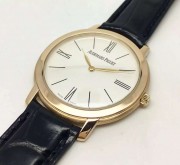 Audemars Piguet/爱彼 AP 18K玫瑰金 男士超薄手动机械表 38mm 95新全原装