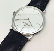 Vacheron Constantin/江诗丹顿 VC传承系列 白18K金 超薄手动机械表 中性款