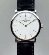 Vacheron Constantin/江诗丹顿 VC传承系列 白18K金 超薄手动机械表 中性款