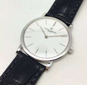 Vacheron Constantin/江诗丹顿 VC传承系列 白18K金 超薄手动机械表 中性款