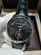 芝柏 Girard-Perregaux 49535-53-651-BK6A 18K白金 40mm 男士自动机械腕表 未使用全套 针扣皮带 