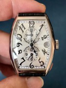 法兰克穆勒 FRANCK MULLER 二手95新18K白金5850三地时   