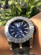 罗杰杜彼 ROGER DUBUIS 表径46mm 新款98新 全套附件  