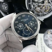 Patek Philippe 百达翡丽超级复杂功能系列5327G白金蓝面万年历 完美品相单表2017年巴塞尔表展最新款