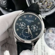 Patek Philippe 百达翡丽超级复杂功能系列5327G白金蓝面万年历 完美品相单表2017年巴塞尔表展最新款