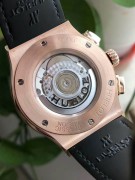 新款-18K玫瑰金镶钻 HUBLOT 宇舶525.OX.0180.LR 镂空计时  后镶顶级美钻