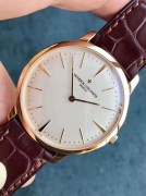 Vacheron Constantin江诗丹顿 18K黄金热门款传承81180 简单之美 让整个表盘搭配和谐之美 