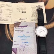 87172/000G-9301 江诗丹顿传袭系列自动机械 38mm 18K白金  男士腕表 附件如图