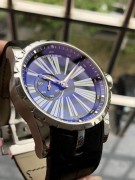 ROGER DUBUIS 罗杰杜彼（豪爵）46MM表径，精钢表壳表扣，950铂金珍珠砣  全套附件齐全