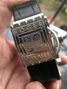 ROGER DUBUIS 罗杰杜彼（豪爵）46MM表径，精钢表壳表扣，950铂金珍珠砣  全套附件齐全