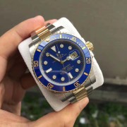 Rolex Submarina 116613LB  最好看的深蓝实心面 钻石刻度  