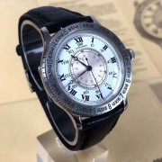 浪琴/Longines，林白989，将官底，珐琅面、宝玑针，走时正常稳定，表径38mm，全原装有附件。