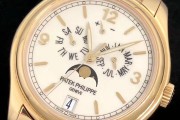 百达翡丽 Patek Philippe 复杂功能年历表，型号5146J，表径39毫米，18k黄金材质，透底自动机械