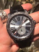 ROGER DUBUIS 罗杰杜彼 EX0509、碳纤维42mm自动机械小秒针男表全套