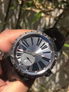 ROGER DUBUIS 罗杰杜彼 EX0509、碳纤维42mm自动机械小秒针男表全套