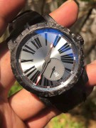 ROGER DUBUIS 罗杰杜彼 EX0509、碳纤维42mm自动机械小秒针男表全套