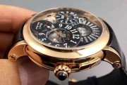 BOVET 播威  自动机械机芯，世界时间、GMT、月相、昼夜指示功能，附件有说明书和保单