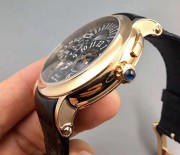 BOVET 播威  自动机械机芯，世界时间、GMT、月相、昼夜指示功能，附件有说明书和保单