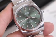 Rolex 劳力士114200蚝式恒动，橄榄绿，乱码单表，34mm表径，小手腕和女生佩戴都合适