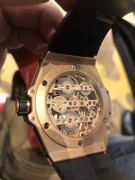 HUBLOT 宇舶大爆炸  18K玫瑰金 全镂空  手动机械10日链 10天动力显示 背透机芯  99新