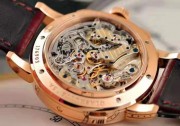 18K玫瑰金 A. Lange 朗格萨克森系列410.032 万年历手动机械男表，表径41MM不含把头