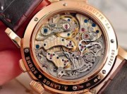 18K玫瑰金 A. Lange 朗格萨克森系列410.032 万年历手动机械男表，表径41MM不含把头