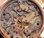 18K玫瑰金 A. Lange 朗格萨克森系列410.032 万年历手动机械男表，表径41MM不含把头