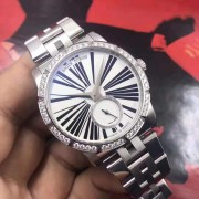 罗杰杜彼 Roger Dubuis RDDBEX0453王者系列，女表，精钢材质，原镶钻圈  大全套