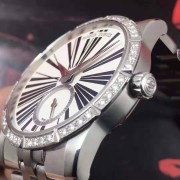 罗杰杜彼 Roger Dubuis RDDBEX0453王者系列，女表，精钢材质，原镶钻圈  大全套