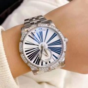 罗杰杜彼 Roger Dubuis RDDBEX0453王者系列，女表，精钢材质，原镶钻圈  大全套