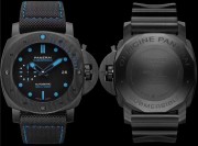 Panerai 沛纳海 潜水表，硬汉标配47mm大表径，自动机械，Carbotech碳纤维复合材质，旋转表圈，蓝宝石镜面，防水300米19年 试戴品