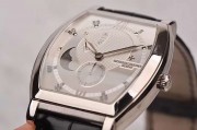 江诗丹顿 Vacheron Constantin 型号：83080/000G-9408  全部原装 18K白金 表径49MM*39MM 相当于圆表43MM左右