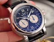 顶级-PT950铂金 A. Lange 朗格双追针计时404.035手动机械男表，表径：43MM，极品全套。