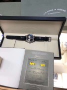 顶级-PT950铂金 A. Lange 朗格双追针计时404.035手动机械男表，表径：43MM，极品全套。