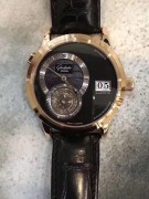 格拉苏蒂 PanoMaticTourbillion 偏心自动飞行陀飞轮功能 日历显示 表径41.5mm 未使用品