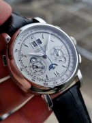 PT950铂金 A. Lange 朗格萨克森系列410.025   45颗粒宝石，多达556个零件  盒子。