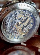 PT950铂金 A. Lange 朗格萨克森系列410.025   45颗粒宝石，多达556个零件  盒子。