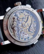 PT950铂金 A. Lange 朗格萨克森系列410.025   45颗粒宝石，多达556个零件  盒子。