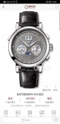 PT950铂金 A. Lange 朗格萨克森系列410.025   45颗粒宝石，多达556个零件  盒子。