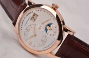 朗格1月相 A. Lange & Sohne 朗格109.032  18K玫瑰金表壳及表扣 口径38.5MM