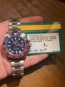 ROLEX 126719白金可乐圈，稀有蓝面，19年二手大全套