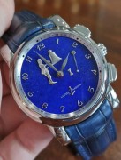 PT950铂金-青金石 Ulysse Nardin 雅典 6109-103/E3敲钟人 自鸣  附件：全套附件