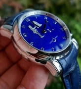 PT950铂金-青金石 Ulysse Nardin 雅典 6109-103/E3敲钟人 自鸣  附件：全套附件