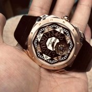 尊达大师陀飞轮 、玫瑰金单表，表盘42.5mm，极品好价