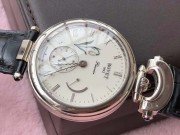 播威BOVET 1822  Amadeo Fleurier 男士自动机械 43毫米表径 18K白金材质 有盒子说明书 