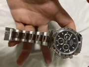 Rolex劳力士116520黑钢迪  停产款 尾期蓝光亮扣，新款磁条保卡，2016年3月生产，全套全长表节，有鉴定证书 三个 刻度圈 为彩虹 闪圈 