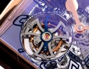 18K玫瑰金 限量版 罗杰杜彼 ROGER DUBUIS  镂空雕花手动机械陀飞轮男表