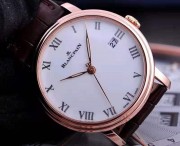 18K玫瑰金 珐琅面 BLANCPAIN  品牌：宝珀 系列：经典系列 型号：6630-3631-55B  重量：112克 