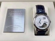 朗格LANGE 1系列722.066腕表 18k白金 陀飞轮 20年全套  20年4月全套